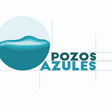 PozosAzules.Logo.. Br, ing & Identit project by Camila Bernal - 01.03.2013