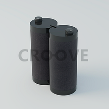CROOVE Notebook Speakers. 3D, Design, Product Design, Industrial Design, IT, and Music project by Pablo Lardón - 01.09.2015