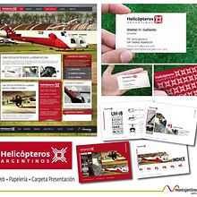 Helicópteros Argentinos. Projekt z dziedziny Projektowanie graficzne i Web design użytkownika Natalia Delgado - 10.08.2012