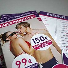 Campaña de publicidad Láser SHR. Un proyecto de Publicidad de Fiebre Creativa - 29.05.2015