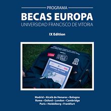 Diseño y maquetación // Folleto Becas Europa. Editorial Design project by Sara Pantoja Gil - 05.30.2015