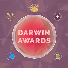 Darwin Awards - Gracias por no reproducirse. Un proyecto de Diseño de la información, Diseño gráfico e Ilustración tradicional de Xisco Cabrer - 13.06.2015