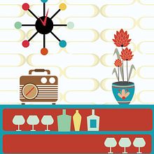 50s Furniture. Un progetto di Illustrazione tradizionale di Teresa Preciado Moreno - 30.05.2015