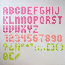 TIPOGRAFÍA POST-IT. Un progetto di Tipografia di rafamollar - 02.06.2015