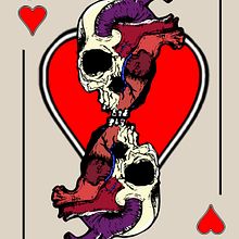 Skull Poker. Fine Arts, Design, and Traditional illustration project by Álvaro Cano Mínguez - 06.03.2015