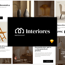 Interiores | Sketch UI kit. Un proyecto de Desarrollo Web, Diseño, Diseño Web, UX / UI y Diseño de interiores de Belén del Olmo - 26.12.2014