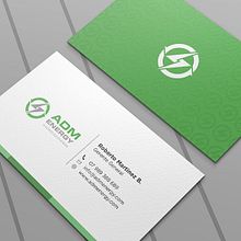 Tarjetas de presentación - ADM Energy. Graphic Design project by Victor Andres - 06.09.2015