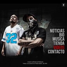 Website - Callao Cartel. Web Design project by Victor Andres - 05.11.2013
