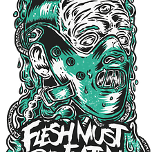 Flesh Must Be Eaten Ein Projekt aus dem Bereich Traditionelle Illustration von Marc Pallàs - 07.06.2015
