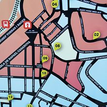 Mapa del Centre Històric de Sant Boi Ein Projekt aus dem Bereich Grafikdesign von Marc Pallàs - 07.06.2015