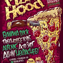 Pizza Hood Fest 2015 Ein Projekt aus dem Bereich Traditionelle Illustration von Marc Pallàs - 07.06.2015