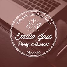 Imagen corporativa para Emilio José Pérez Abascal Abodado. Br, ing, Identit, and Graphic Design project by Verónica Vicente - 03.05.2015