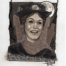 Mary Poppins. Un proyecto de Ilustración tradicional de Aldo Marcelo Vitacca - 08.06.2015