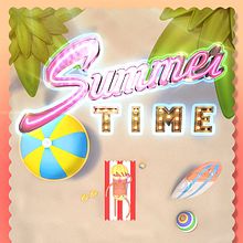 Summer Time. 3D, and Graphic Design project by Enrique Núñez Ayllón - 06.11.2015
