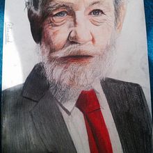 Ian McKellen . Seni Rupa & Ilustrasi tradisional proyek oleh Cyax Collinwood - 05.13.2015