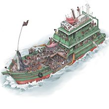 Rohingyas's painful exodus. Traditional illustration project by Adolfo Arranz - 05.29.2015