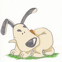 Perro técnica mixta. Traditional illustration project by Montse Mazorriaga Moré - 06.13.2015