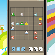 Cuties Flow - iPhone game. Art Direction, Game Design, and Graphic Design project by Harold Zaragoza Saldias - 06.15.2015