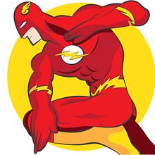 Barry Allen . % Hugo Gallipoli tarafından hazırlanan Geleneksel illüstras, Ve on projesi - 06.16.2015