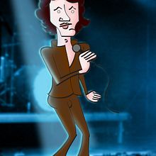 Jim Morrison . % Hugo Gallipoli tarafından hazırlanan Geleneksel illüstras, Ve on projesi - 06.16.2015