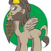 Lamassu . % Hugo Gallipoli tarafından hazırlanan Geleneksel illüstras, Ve on projesi - 06.16.2015