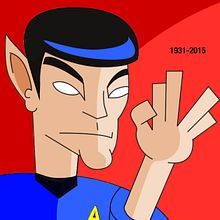 Leonard Nemoy . % Hugo Gallipoli tarafından hazırlanan Geleneksel illüstras, Ve on projesi - 06.16.2015