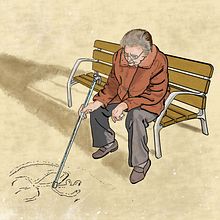 En el  parque. Artes plásticas, Comic, Ilustração tradicional, e Pintura projeto de Jordi Sellabona - 17.06.2015