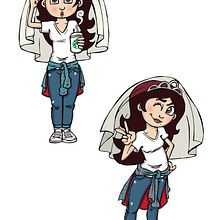 NOVIA PRIMERIZA Ein Projekt aus dem Bereich Comic von Laure ilustraciones - 17.06.2015