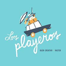 Los playeros. Een project van Grafisch ontwerp, Traditionele illustratie y Zeefdruk van i g l o o - 17.06.2015