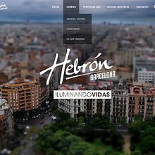 One Page Hebron Barcelona . % Henry Avila Design tarafından hazırlanan Web Geliştirme, Grafik Tasarım, Endüstri, el tasarım, Ve Web Tasarımı projesi - 05.18.2015