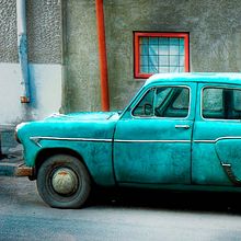 Retoque digital - Old Car. Design gráfico projeto de Mariano Fernández - 18.06.2015