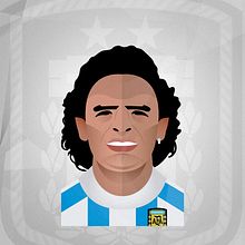 Magos (Maradona, Cruyff, Ronaldinho, Zidane, Pirlo, Kiko & Arda). Un proyecto de Diseño de personajes, Diseño gráfico e Ilustración tradicional de José David López Sánchez - 19.06.2015