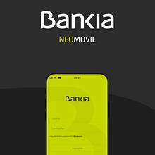 BANKIA App Neo Móvil. App Design, Digital Marketing, UX / UI, and Digital Design project by Juan Manuel Durán - 08.04.2020