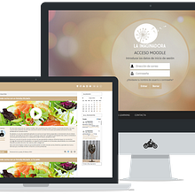 LMS Moodle + Moodle Theme. Web Development, and Education project by INSERVER - 06.21.2015