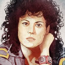Teniente Ripley. Traditional illustration, and Painting project by Fende - 06.21.2015