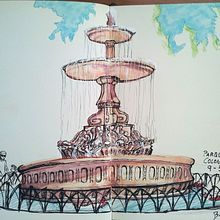 Urban Sketching. Un proyecto de Bellas Artes e Ilustración tradicional de Beatriz Galiot - 08.05.2015