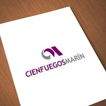 Logotipo para Grupo Cienfuegos Marín, una empresa constructora y promotora de edificaciones y viviendas residenciales, así como la reparación y mantenimiento de las mismas.. Een project van  Br, ing en identiteit,  Ontwerp y Grafisch ontwerp van Alejandro Prieto Jaime - 27.03.2012