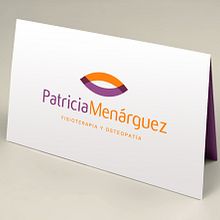 Diseño de logotipo para Patricia Menárguez, un centro de fisioterapia y osteopatía ubicado en Alicante.. Un projet de Br, ing et identité, Design  , et Design graphique de Alejandro Prieto Jaime - 21.03.2012