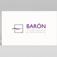 Logotipo para Barón, un centro ubicado a las afueras de Madrid y especializado en fisioterapia, osteopatía, pilates, drenaje linfático, etc.... Un projet de Br, ing et identité, Design  , et Design graphique de Alejandro Prieto Jaime - 28.04.2012