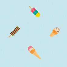 Helado en verano. Graphic Design, and Traditional illustration project by Pablus Pablo - 06.23.2015