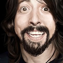 Ilustración Dave Grohl. Un proyecto de Ilustración tradicional de Nicolas Piñeiro - 23.06.2015