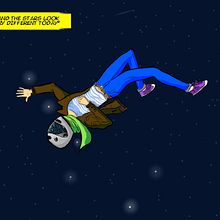 And the stars look very different today.. Un proyecto de Cómic e Ilustración tradicional de Mery - 29.07.2012
