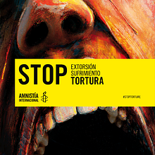 Concurso cartelería Amnistía Internacional #stoptortura. Collage, Design, Information Design, Graphic Design, and Traditional illustration project by Rubén C. Martín - 06.27.2015