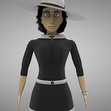 3D CHARACTER. 3D, Design, and Character Design project by Rebeca G. A - 06.28.2015