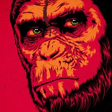 Dawn Of The Planet Of The Apes. Traditional illustration project by Alex G. - 08.31.2014