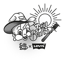 Little Bao X Levis. Un proyecto de Br, ing e Identidad, Dirección de arte, Diseño, Diseño de personajes, Diseño gráfico, Ilustración tradicional, Serigrafía y Tipografía de Bnomio ™ - 22.05.2015