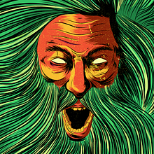 false idols fall. Traditional illustration project by camilo182 - 07.01.2015