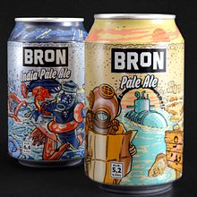 Åbro Bron Ales. Un proyecto de Br, ing e Identidad, Dirección de arte, Diseño de producto, Diseño gráfico, Ilustración tradicional, Packaging y Publicidad de Ink Bad Company - 01.07.2015