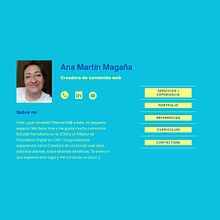 Página web laboral. Advertising, Cop, writing, Web Design, Social Media, Creativit, Content Marketing, Communication, and Content Writing project by ANA MARTÍN MAGAÑA - 05.08.2024