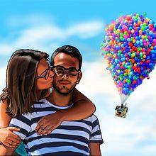 Up. Fine Arts, Graphic Design, Traditional illustration, and Painting project by Álvaro Cano Mínguez - 01.06.2017